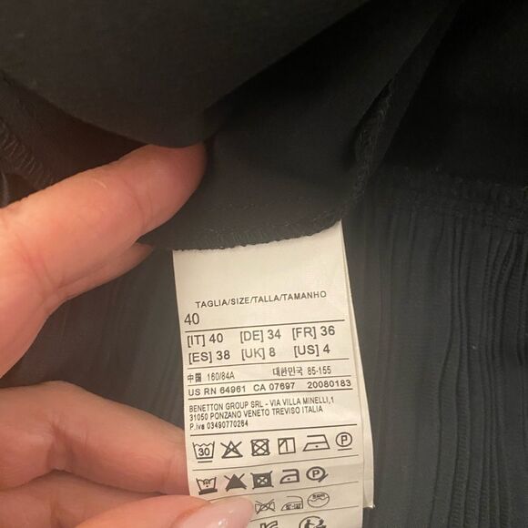 Sisley belted dress, size 4 - Picture 13 of 13